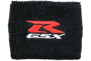 MOTO SOCKS Suzuki GSXR Black Brake Reservoir Sock Cover Fits GSXR, GSX-R, 600, 750, 1500, 1300, Hayabusa, Katana, TL 1500, SV 650