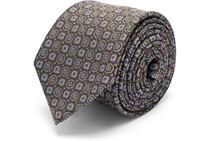 BRERA 67 Cravatta Uomo Elegante in Lana e Seta | Cravattino per Completo 148x8 | Cravatte Slim per Vestito da Cerimonia e per Abiti da Lavoro