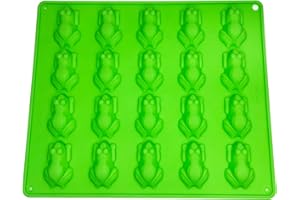 Selecto Bake Frog rana in silicone stampi per cioccolato caramelle in antiaderente riutilizzabile da forno fai-da-te per gelatina, caramelle gommose, pastelli, gelatina, decorazione di torte, sapone