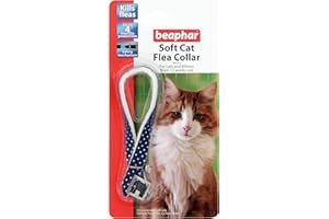 PET BAZAAR Beaphar Cat Flea Collars - Sparkle - 1 Pack | Blue Colour | Kitten Flea Collars 4 Month Flea Protection |Adjustable & Safe Cat Flea Collar Solution
