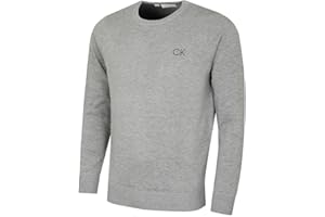 Calvin Klein Hommes Ras du Cou en Coton Doux Respirant Pull