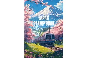 Japan Stamp Book: Eki Stamp Book, Tourist Attraction and Souvenir Collection Stamp Travel Journal for your trip size 4" x 6"