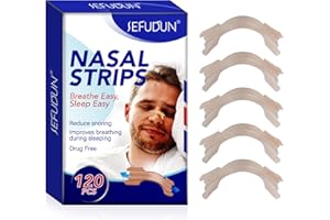 QLIGES Bandelettes Nasales, Aanti-Ronflement Pour une Meilleure Respiration, Anti Ronflement, Bandes Nasales, Patch Nez, Nasal Strips, Patchs Nasaux, Sport 66 mm x 19 mm120 Unités…