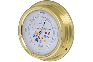 Delite 858sfb Altitude Barometer Brass 125mm