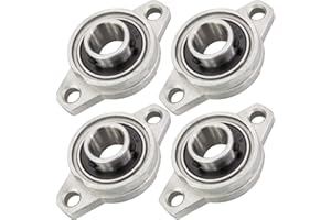 [ JBS basics ] Lagerbock Flanschlager Gehäuselager Welle CNC Drucker KP oder KFL Steh Halterung Metall Industrie Bocklager Achse Welle Maschine (► KFL001, 4)