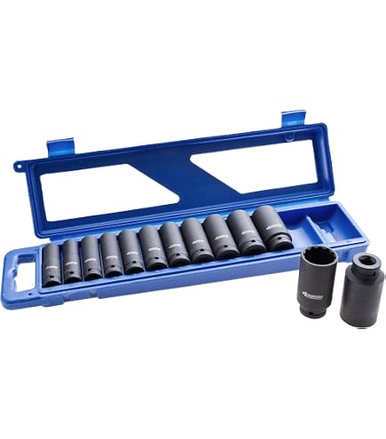 US PRO Tools Stecknuss 32 Mm, 12-kant, Tief – Für 1/2 Zoll Antrieb