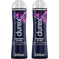 Durex Perfect Glide Gleitgel - silikonbasiertes Gleitmittel fr extra lange  Gleitfhigkeit, kondomgeeignet - 2 x 100 ml : Amazon.de: Drogerie &  Krperpflege
