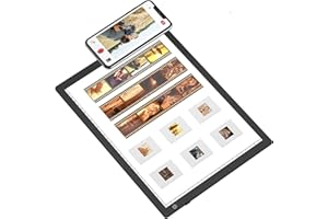 Eyesen Slide Viewer Light Pad, Ultra-Thin A4 USB Powered Light Scanner for Photo Slide and Film Negative Scanning,Tattoo Drawing, Artist Sketching, Stenciling