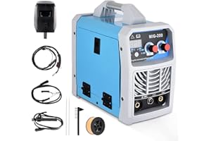 WISBECOST Poste à Souder,300A 220V MIG/TIG/MMA 3 en 1 Poste de Soudage Portable,garantie de 3 ans（(bleu)）