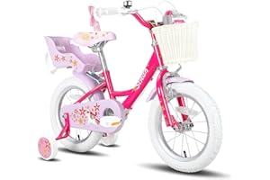 STITCH Unicorno 12/14/16/18 pollici bambini bicicletta per 2-8 anni ragazza con bambola seggiolino bicicletta bambini principessa bicicletta con ruote di supporto cestino streamer