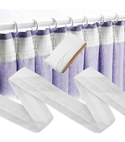 Fettuccia Velcrata Per Tende - 30mm Bianca, Rotolo Da 50 Metri - Foto 8