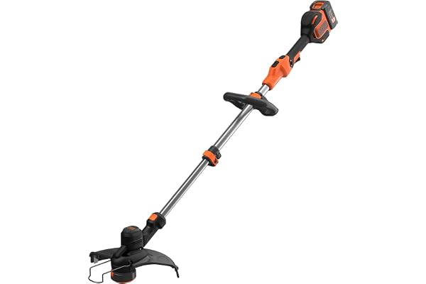 Batteri-rasentrimmer (36 V 2,5 Ah, skärbredd 33 cm, bilfri motor, PowerCommand Easyfeed förlängningstrådar, variabelt varvtal, inklusive batteri och snabbladdare) BCSTE636L1
