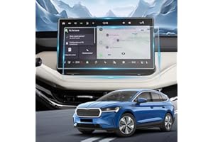 YEE PIN 2 sztuki materiału PET Skoda Enyaq iV 2021-2023 2024 13-calowa folia ochronna na wyświetlacz folia ochronna na wyświetlacz odporna na zarysowania przezroczysta folia ochronna na konsolę