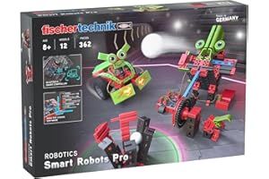 fischertechnik 569021 Smart Robots Pro – Roboter-Bausatz, programmierbare Roboter für Kinder, 12 Modelle, ab 8 Jahren