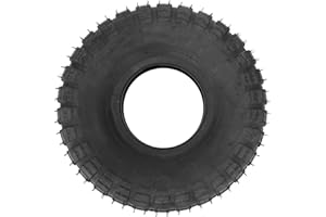 Wisboey 4.10/3.50-4 410/350-4 ATV Go Kart 47Cc 49Cc Chunky 4.10-4 Reifen Passend für Alle Modelle 3.50-4 4 Reifen AußEn Reifen