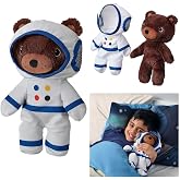 IKEA AFTONSPARV 28 Cm &Ccedil;ıkarılabilir Astronot Giysili Ayı Yumuşak Peluş Oyuncak 1140551542