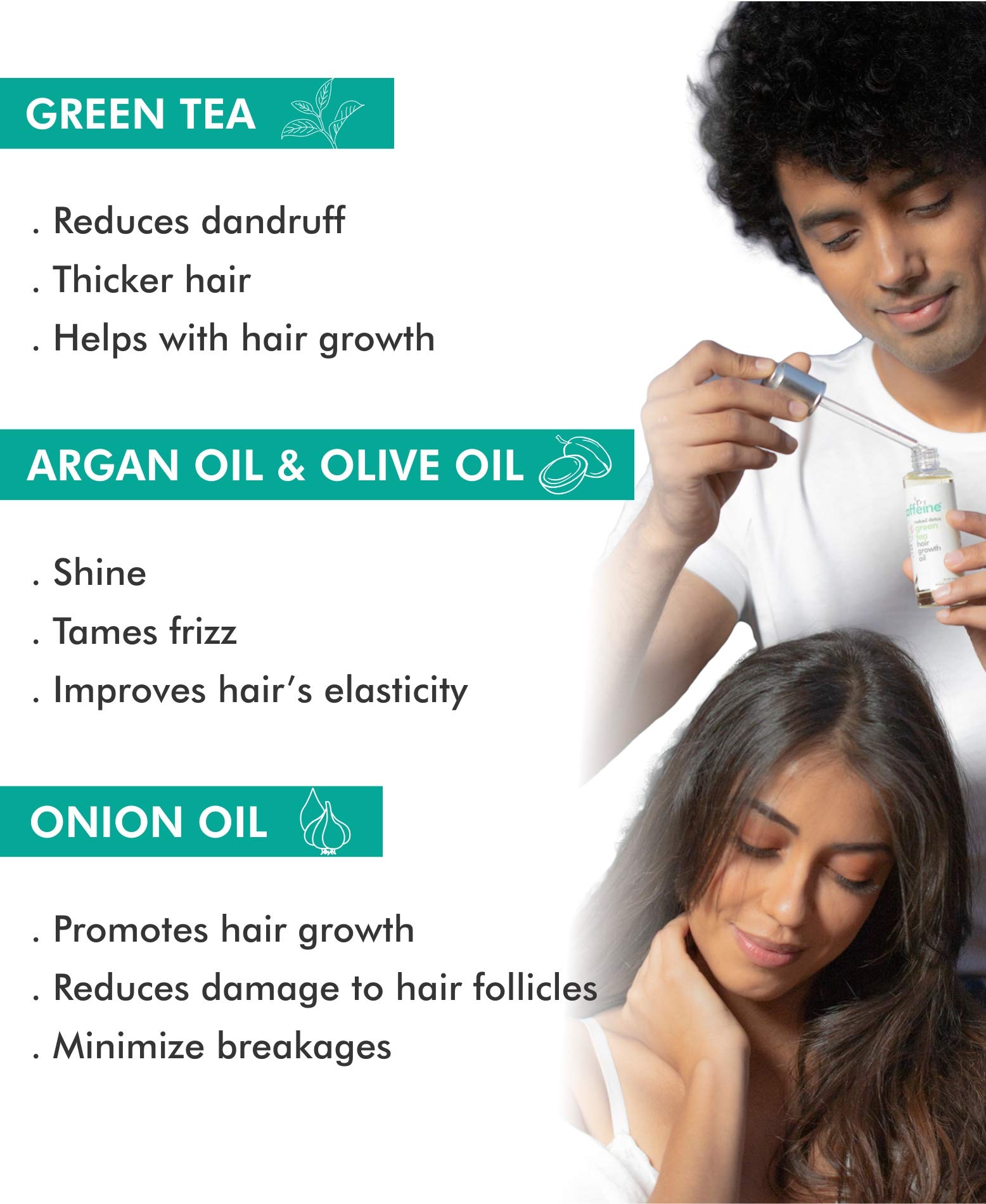 Mcaffeine Green Tea Hair Growth Routine Kit Hair Growth Hair