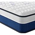 Vesgantti Materasso una Piazza e Mezza, 120x190 Alto 25 cm, Materasso a molle ibride con memory foam traspirante e molleggio 