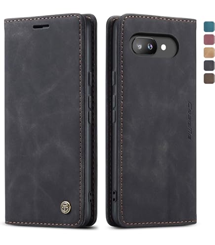 GOKEN Custodia A Libro In Pelle Per Nothing Phone (1) - Cover Folio Con Portafoglio, Slot Per Carte E Portamonete, Chiusura Magnetica E Supporto Stand (Marrone)