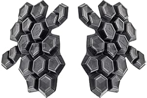 RTX Leathers SAS-TEC Viscoelastic 3D Memory Foam Protectors- Level 2 Motorcycle Biker Cyclist Shoulder Elbow Knee Hip Universal Body Armour Inserts SP-2/20 - Pair