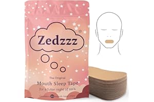 ZEDZZZ SLEEP Zedzzz Mouth Tape for Sleeping (35 Strips) | Anti Snoring Aid for Men & Women | 5+ Weeks of Sleep Tape Strips | Sleep Aid | Anti Snoring Mouth Tape | Snoring | Natural Colour Mouth Tape for Sleeping