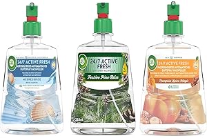 ‎AIR WICK Air Wick Active Fresh Wasserbasiertes Automatisches Duftspray Nachfüller SET - Nature’s Seasons Düfte