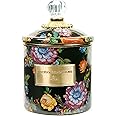 MacKenzie-Childs Flower Market Small Enamel Canister - Black