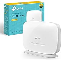 TP-Link TL-MR105 N300Mbps WiFi 4G Router, 4G Cat4 LTE Network, Ethernet Port, 4G Router with Sim Slot, Mobil WiFi Router, Sim
