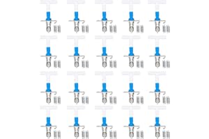 FARM & RANCH 20PCS Bebedero Automático de Tetina para Conejos Comedero para Ratones Conejos Bebedero para Conejos Roedores Aves de Corral Sistema de Riego