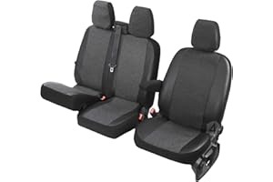POKTER Sitzbezüge Viva passgenau geeignet für VW Crafter ab 2017-2+1- Erste Reihe (1+2) 4D-DV-VI-3M-MTVC-334