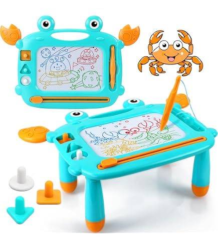Tableau Magnétique Dessin Enfant 1-3 Ans - Ardoise Effaçable Pour Apprentissage Jeu Créatif