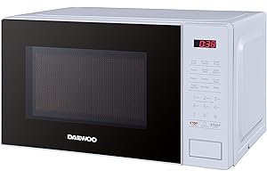 Daewoo MMF0G20T3W001 2-in-1 Mikrowelle mit Grill / 20 L / 700 W / 1100 W Grill / 8 Automatikprogramme / 5 Leistungsstufen / Weiß