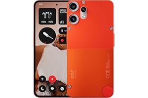 CMF BY NOTHING CMF Phone 2 Pro 128GB – Smartphone 5G avec Appareil Photo 50MP et Zoom 20x, écran AMOLED FHD+ 6,77" à 120Hz, Batterie 5000mAh et Nothing OS 3.2 – Orange