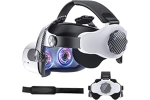 NexiGo S30 Kopfband für Oculus Quest 2, Ersatz für Elite Strap, Verstellbares Kopfband, Verbesserte Unterstützung und Balance, Reduzierter Kopfdruck für Bequemes und Immersives VR-Erlebnis