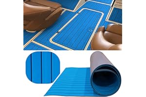 Hzkaicun Teca Sintetica Barco EVA Suelo Teca para Barcos de Espuma Autoadhesiva Suelo de Barco Antideslizante Alfombras para Barcos Motora Yate Kayak de Pesca Hoja de Cubierta de Barco