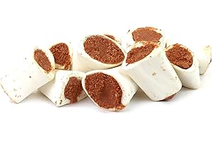 VIONIA® Filled Bones Chicken, Lamb, Smoked, Peanut Butter, Meat and Bacon Flavours (5, Peanut Butter)