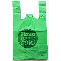 1000 Sacchetti Bio Per Camicie, 24+12 X 45 Cm, Bianchi, Con Linguetta Forata, Biodegradabili E Compostabili - 2