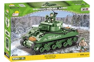 COBI 2550 Sherman M4A3E2 Jumbo, Historical Collection, World War II (WWII).