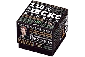 moses. 110% um die Ecke Denken – 100 abwechslungsreiche Aufgaben und Rätsel für kreative Denkanstöße von Georg Schumacher, inspirierende Rätselbox für Jugendliche ab 12 Jahren und Erwachsene
