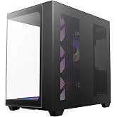 Antec C5 ARGB Siyah, 7 x 120mm ARGB PWM Fan Dahil, 4mm Kavisli Temperli Cam, &Ccedil;ift Odalı Tasarım, Tip-C 3.2 Gen 2, Mid-Tower A