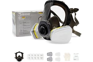 RHINO SMART SOLUTIONS Máscara de Gas Completa Respirador RHINO RH-7011