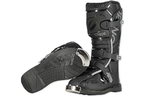 O'NEAL Kinder Motocross Stiefel TRIBUTE Youth Boot I MX Enduro I Motocross Stiefel Kinder mit Metall Sohlenschutz & verstellbaren Verschlussschnallen