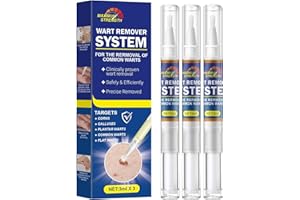 SarMee 3pcs Skin Tag Removal Kit, Wart Removal Pen 3ML, Skin Tags Remover, mole, Calluses on Body