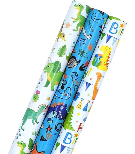 Carta Da Regalo Central 23 - Stampa Marmorizzata Blu E Oro, 6 Fogli 70x50 Cm, Con Adesivi - Foto 8