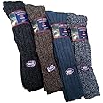 6 Pairs Mens Long Length Chunky 30% Wool Blend Boot Hiking Walking Socks/UK Size 6-11 Eur 39-45