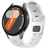 Rongep Sportif Football Pattern Loop 20mm Cord Compatible with Samsung Galaxy Watch 7/6/5/4 Series for Galaxy Watch 7 Cord (4