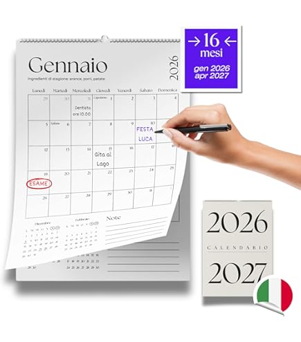 Calendario 2024 Da Tavolo Olandese Santi E Lune Cm 20x15 Per Ufficio Casa E Lavoro (16 FACCIATE - Foto 8