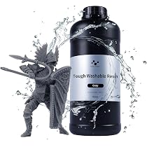 Résine UV NOVA3D Lavable à L'eau - 500 G Noir - Pour Imprimantes 3D LCD/SLA 405 Nm