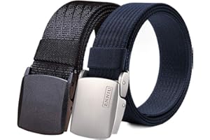 Fairwin Cintura Tattica in Tela in Stile Militare da Uomo, Tessuto in Nylon Cintura con Fibbia in Confezione Regalo