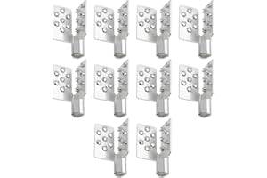 YINETTECH 10 conectores de crimpado abrazaderas de montaje de lámina de calefacción por infrarrojos Prensa de crimpado planas para instalar tela de calefacción por infrarrojos de carbono